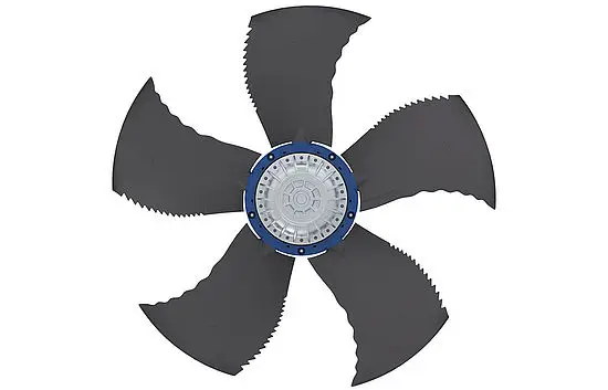 blauer Ventilator