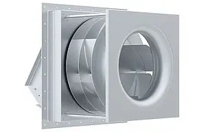 process air fan built-in fan insulated without housing frontal view 45 degrees rotated