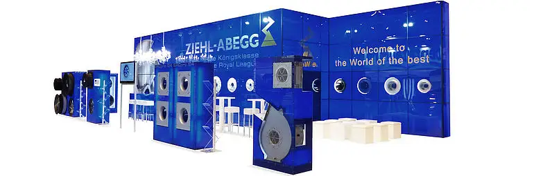 blue booth of ZIEHL-ABEGG