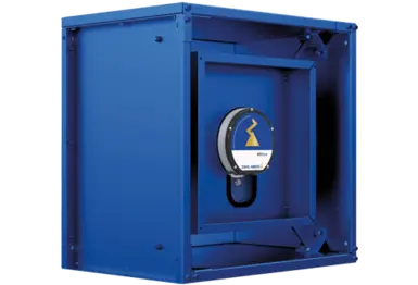 带电机的蓝盒装置