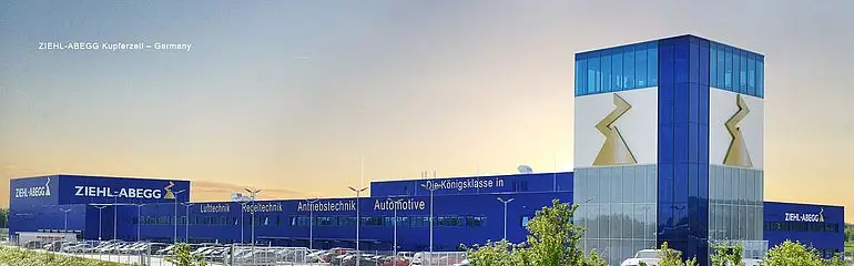 ZIEHL-ABEGG building Kupferzell with restaurant DeSi